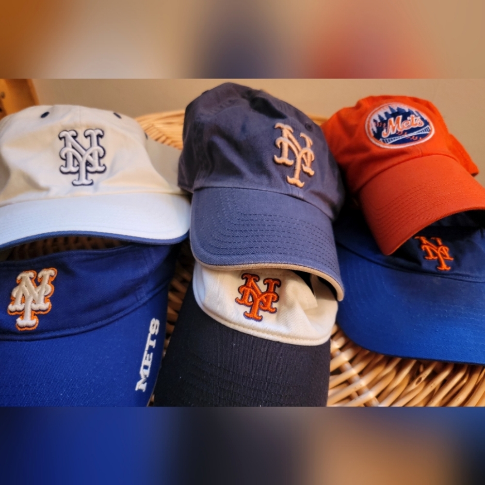 Lot of New York Mets Caps and Visors XL and OSFA